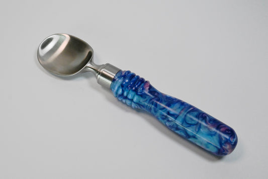 Custom Acrylic handled Ice Cream Paddle - Hydrangena