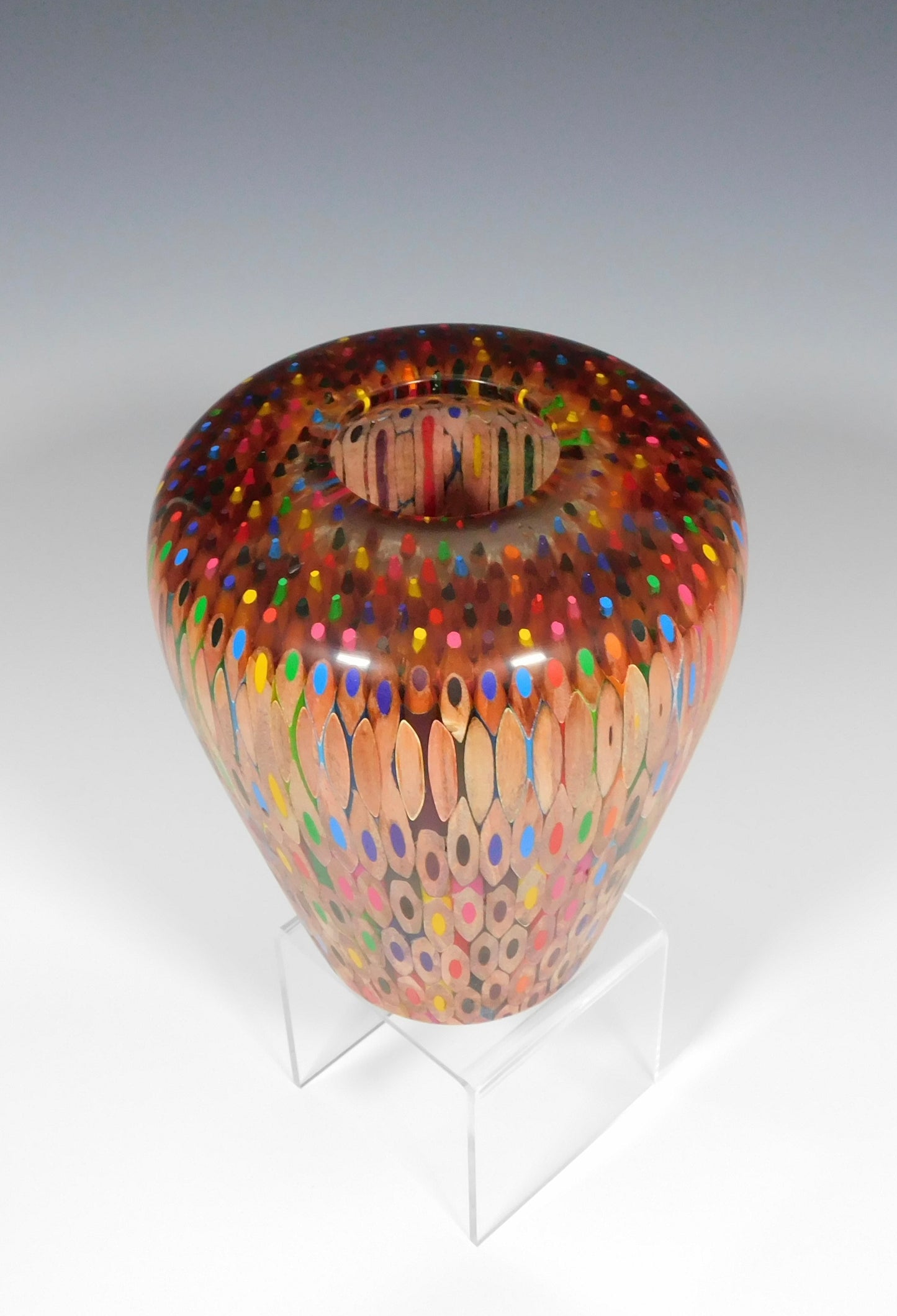 Colored Pencil Vase